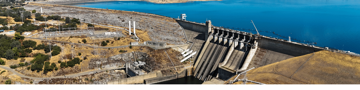 Folsom lake aerial