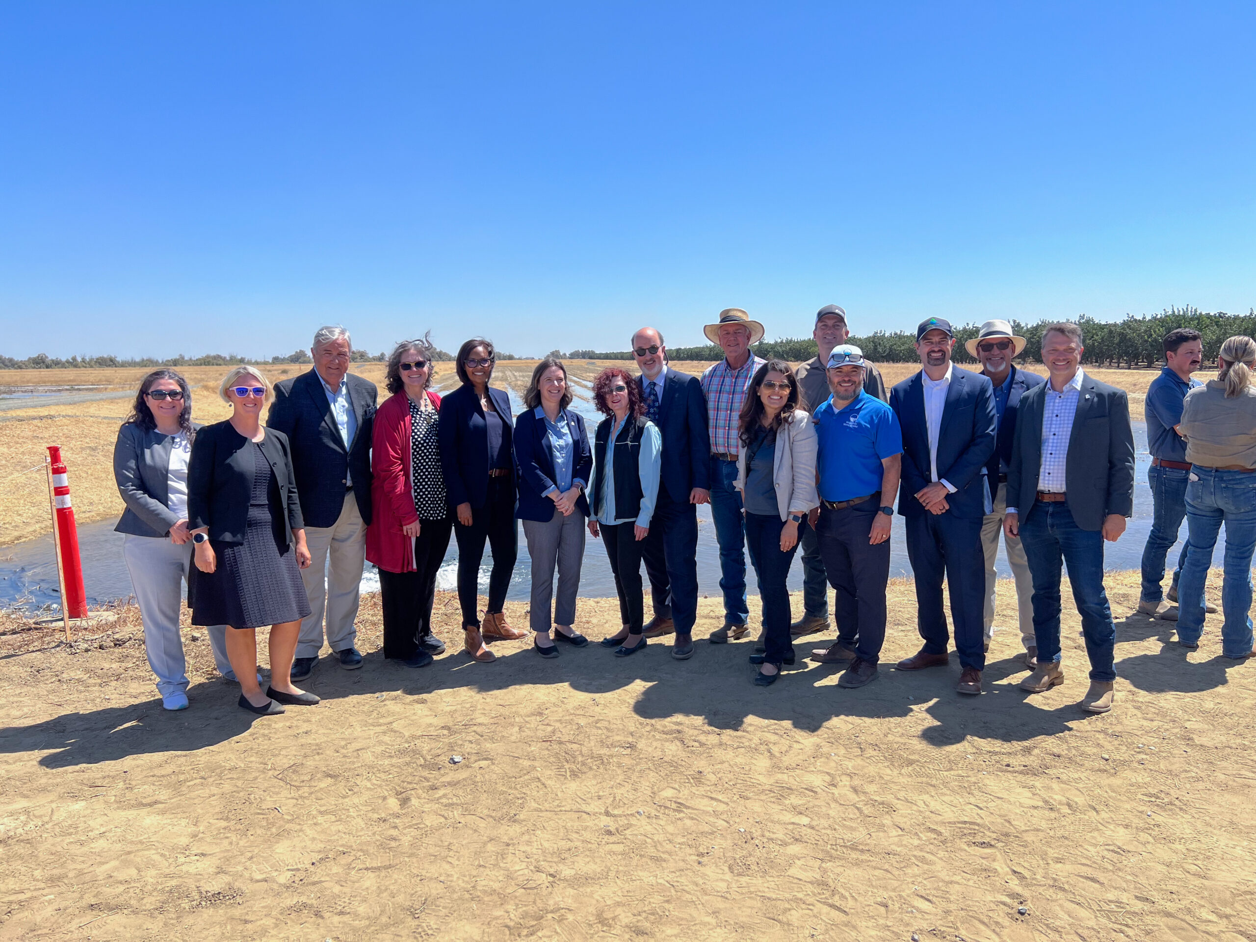 Westlands groundwater sustainability project ribbon cutting ceremony.
